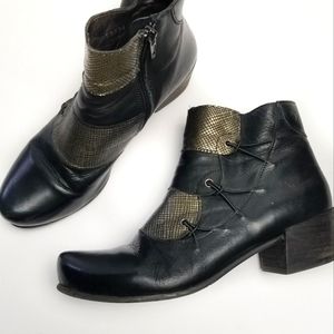 Fidji Leather Ankle Boots Made In Portugal